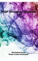 Stop Smoking Journal Quit Smoking Journal Planner Tracker and Notebook