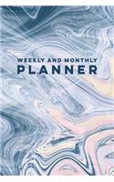 Weekly and Monthly Planner: 12-Month, Undated Day Planner & Agenda Organizer for Women, Men, Teens, Girls & Boys with Lined Daily Calendars & Monthly Habit Trackers Pretty Pain