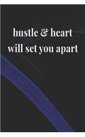 Hustle & Heart Will Set You Apart: Daily Success, Motivation and Everyday Inspiration For Your Best Year Ever, 365 days to more Happiness Motivational Year Long Journal / Daily Notebo