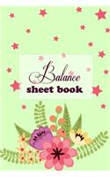 Balance Sheet Book