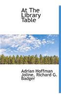 At the Library Table