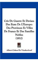 Cris De Guerre Et Devises Des Etats De L'Europe