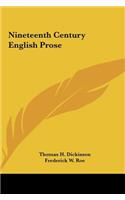 Nineteenth Century English Prose