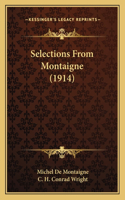 Selections From Montaigne (1914)
