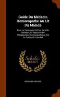 Guide Du Médecin Homoeopathe Au Lit Du Malade
