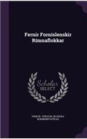 Fernir Fornislenskir Rimnaflokkar