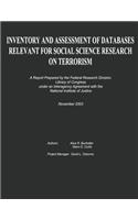 Inventory and Assessment of Databases Relevant for Social Science Research on Terrorism