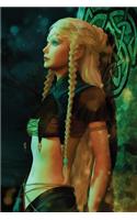 Celtic Moon Goddess Grid Notebook: 150 page Grid Notebook Journal Diary
