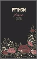 PYTHON Planner 2020: 2020 Calendar, Daily Weekly Planner with Monthly quick-view/over view with 2020 Planner