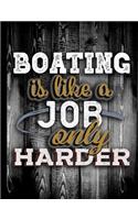 Boating Is Like A Job Only Harder