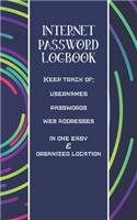 Internet Password Logbook