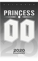 Partnerkalender Prince und Princess "Princess 00" Kalender 2020: Jahreskalender für Paare und beste Freunde
