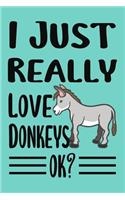 I Just Really Love Donkeys Ok