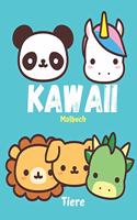 KAWAII Malbuch Tiere