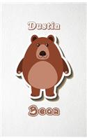 Dustin Bear A5 Lined Notebook 110 Pages