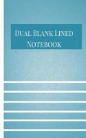 Dual Blank Lined Notebook
