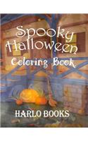 Spooky Halloween Coloring Book