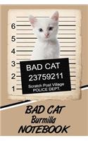 Bad Cat Burmilla Notebook