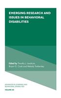Emerging Research and Issues in Behavioral Disabilities