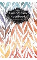 Happy Composition Notebook Size 6x9 Inches 120 Pages