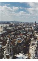 Rooftops of London Notebook: 150 page lined 6 x 9 notebook/diary/journal