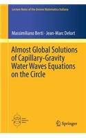 Almost Global Solutions of Capillary-Gravity Water Waves Equations on the Circle
