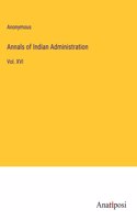 Annals of Indian Administration