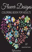 Flower Designs Coloring Book