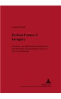 Various Forms of Savagery