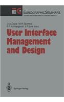 User Interface Management and Design