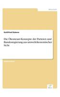 Ökosteuer-Konzepte der Parteien und Bundesregierung aus umweltökonomischer Sicht