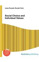 Social Choice and Individual Values