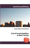 List of Municipalities in New Jersey: (English)