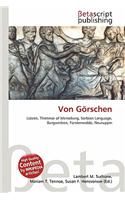 Von Gorschen: (English)