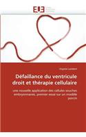 Défaillance Du Ventricule Droit Et Thérapie Cellulaire