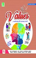 Evergreen Candid CBSE Values : For 2022 Examinations(CLASS 1 )