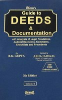 Guide to DEEDS & Documentation (in 2 vols.) [Paperback] R.K. Gupta and Abha Jaiswal