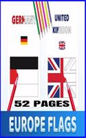 Europe flags coloring pages for adults and kids