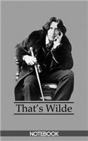 That's Wilde Notebook (100 pages)