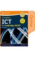 Complete Ict for Cambridge Igcse Online Student Book