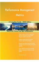 Performance Management Metrics A Complete Guide - 2020 Edition
