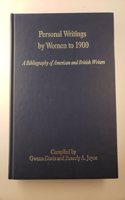 Personal Writings by Women to 1900