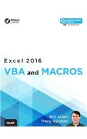 Excel 2016 VBA and Macros (Includes Content Update Program)