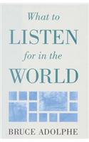What to Listen for in the World