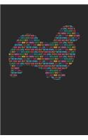 Tibetan Spaniel Notebook 'Word Cloud' - Gift for Tibetan Spaniel Lovers - Tibetan Spaniel Journal: Medium College-Ruled Journey Diary, 110 page, Lined, 6x9 (15.2 x 22.9 cm)