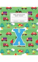 Primary Composition Notebook Grades K-2 Story Journal X