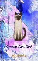 Siamese Cats Rock: Pocket Gift Notebook for Cat and Kitty Lovers