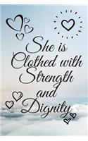 She is Clothed with Strength and Dignity