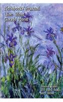 Notebook/Journal - Lilac Irises - Claude Monet
