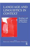 Language and Linguistics in Context